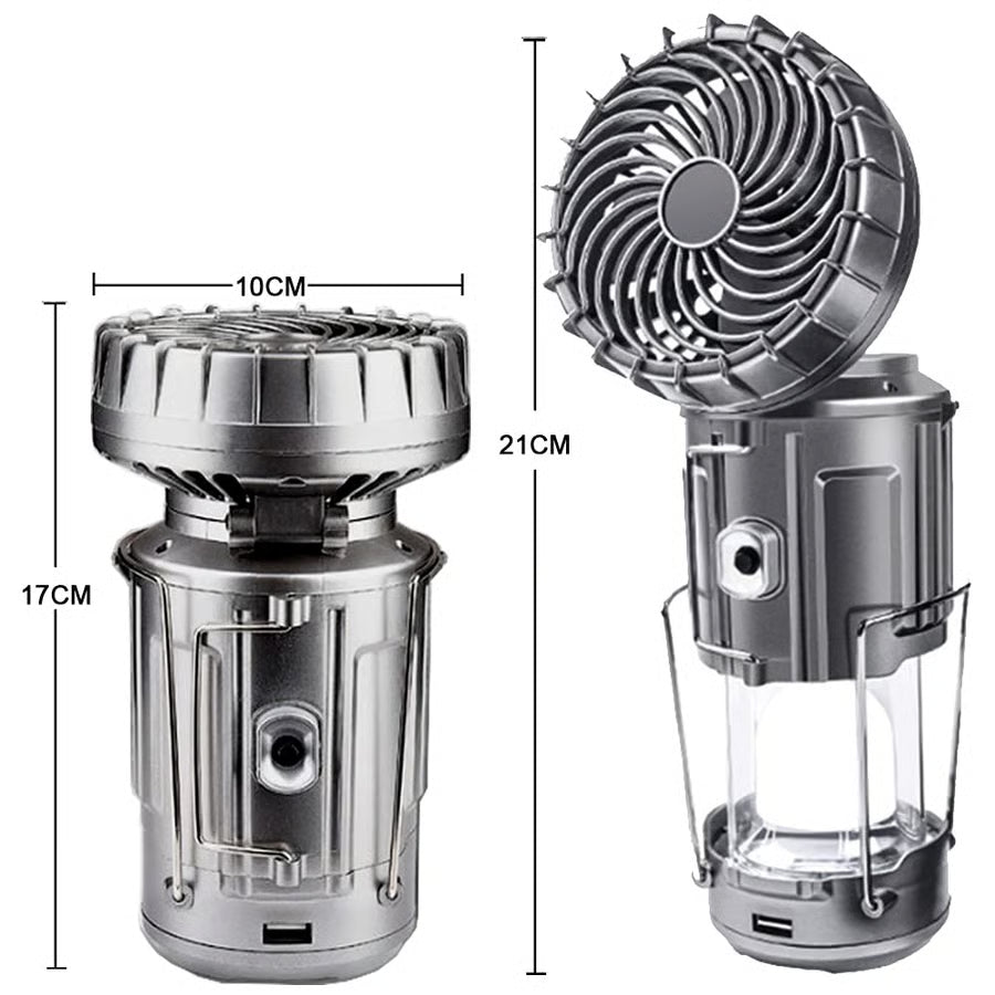 Versatile solar-powered camping lantern🔥