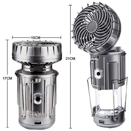Versatile solar-powered camping lantern🔥